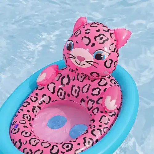 Asiento Flotador Para Bebe Inflable Animalitos C Pasa Pierna 4