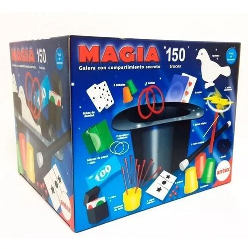 Juego De Magia Con Galera Con 150 Trucos Magico Show Antex 