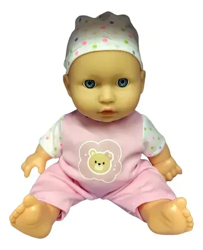 Bebe Bebote Tiny Elu Cuerpo Plástico Con Ropa Juguete 22cm 3