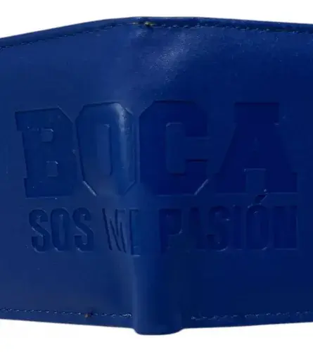 Billetera De Hombre Boca Juniors De Cuero Licencia Oficial 10