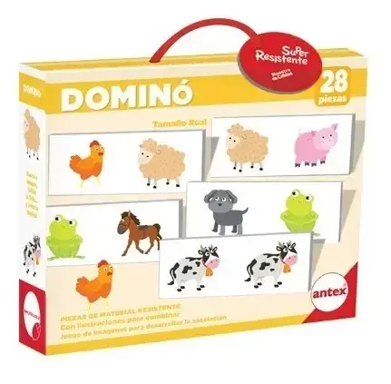 Valija Domino De Animales Granja Didáctico Aprender Antex 2
