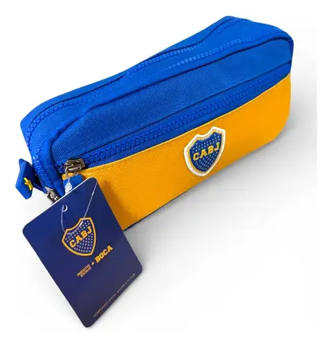 Combo Mochila + Cartuchera Boca Juniors Jugador Escolar Top 6
