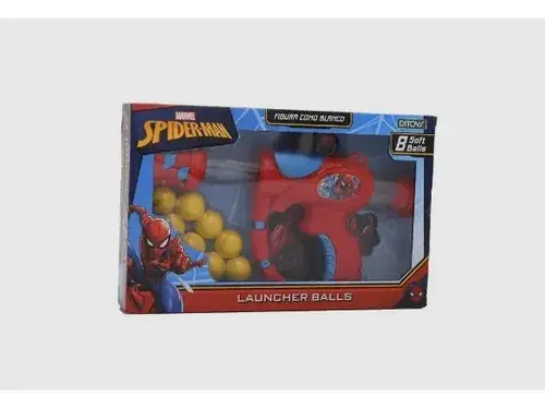 Pistola Lanza Pelotas De Juguete Spiderman Lanzador Spidey Spider Man 4