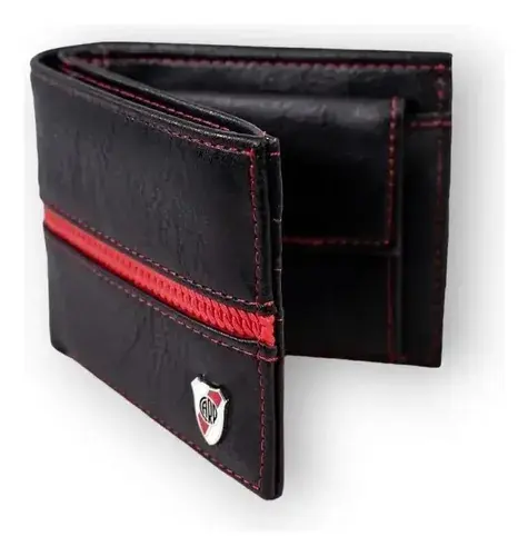 Billetera De Hombre River Plate De Cuero Licencia Original 11