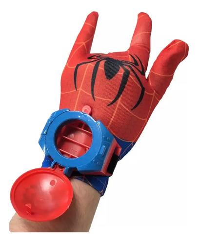 Shooter Glove Spiderman Guante Lanzador 3 Discos Hombre Arañ Spider Man 3