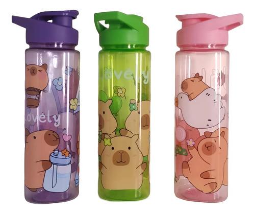 Botella Capybara Con Pico 750ml Transparente Carpincho 2
