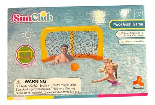 Arco De Futbol Para Pileta Water Polo Oferta Incluye Pelota- 2
