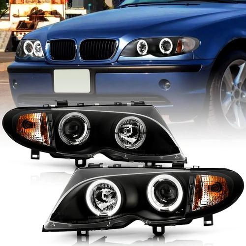 Faros Delanteros Led Halo Proyector Bmw Serie3 E46 2002-2005