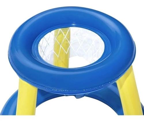 Aro De Basket Con Pelota Pileta Chicos Inflable Verano Agua 13