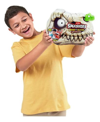 Dinosaurio T-rex Battle Smashers Dino Island Sorpresas 5
