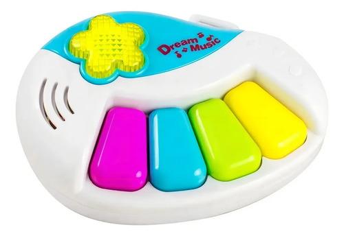 Piano Con Sonido Poppi Color Blanco 3