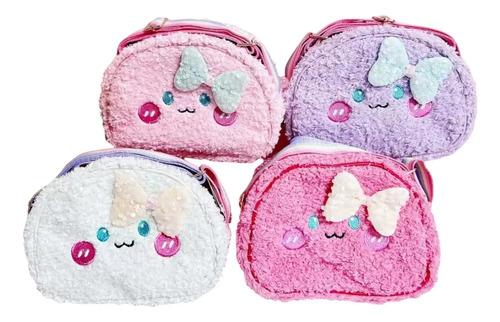 Bolso Peluche Trendy Morral Nena Cartera Gatito Porta Cosmet 2