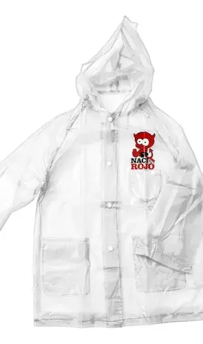 Piloto De Lluvia Con Capucha Independiente Oficial Impermeab Blanco 4 2