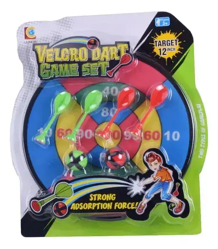 Juego Tiro Al Blanco Infantil Con Pelotas Y Dardos Velcro 3