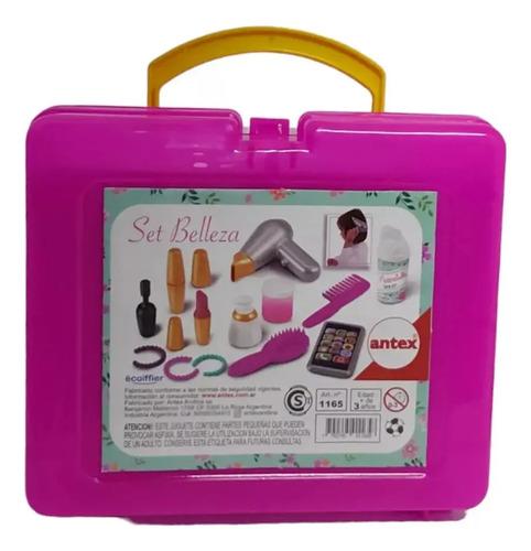 Super Set Valija De Belleza Infantil Niña C Accesorios Antex 3