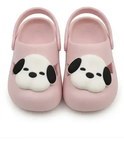 Sandalias De Verano De Goma Para Niños De Perrito Rosa Sandalias De Verano De Goma Para Niños Perrito 18-19