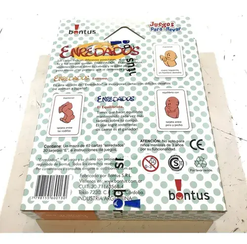 Juego De Mesa Para Llevar Cartas Enredados Bontus 7