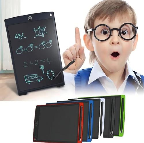 Pizarra Tablet Magica Anotador Dibuja Lcd Borra Sin Papel Color Celeste