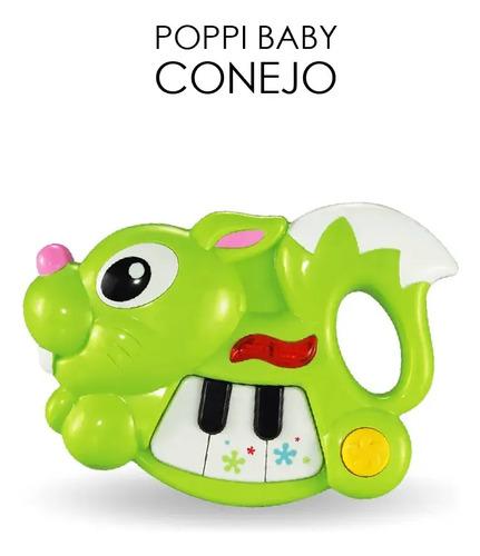 Mini Órgano Musical Didáctico Animales Sonido Luz Bebe Poppi 11