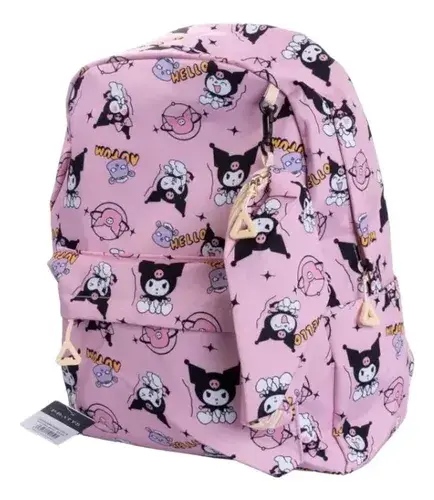 Combo Mochila + Cartuchera Escolar Colegio Nena Nene Kuromi 10