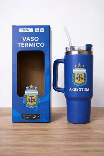 Vaso Térmico Afa 1200ml - Edición Campeones 3 Estrellas Azul Afa 2