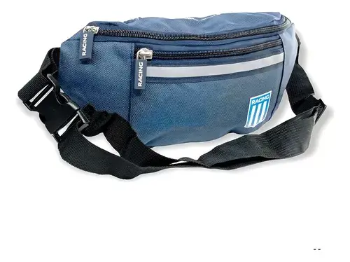 Riñonera Quemoda Azul Racing Poliéstér Con Bolsillos 6