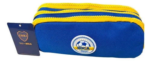 Combo Mochila + Cartuchera Boca Juniors Jugador Escolar Top 14