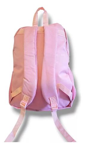Mochila Escolar Nena Rosa Lila Brillante Primaria Impermable 3