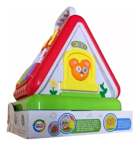 Casa Didactica Primera Infancia Sonido Bebe Poppi Juguete 5