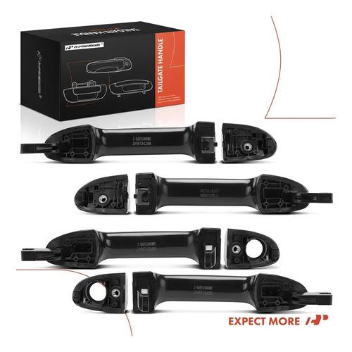 Manijas Puerta Kia Spectra 2004-2009 Kit 4 Piezas Negro Negro Delantera/trasera 7