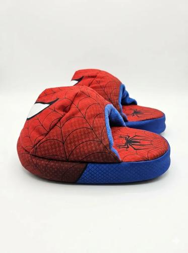 Pantuflon Pantuflas Spider Abiertas Super Comodas Y Canchera Rojo Spider-man 34-36 2