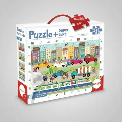 Puzzle Rompecabeza Gigante 36 Piezas Más Lupa Antex 3033 2