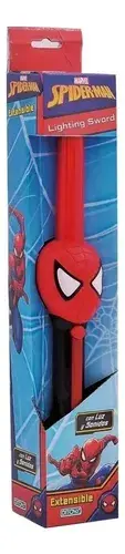 Espada De Juguete Ditoys Spiderman Roja 40cm Con Luz Y Sonido Rojo 2