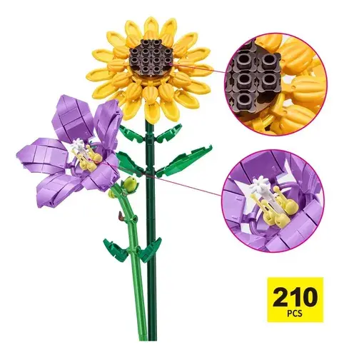 Zuru Max Flores Armables Platycodon Y Girasol 210 3