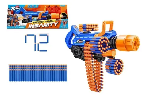 Lanzador X-shot Insanity Smoking Barrel 7664 Color Azul 9