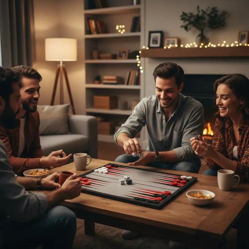 Juego De Mesa Backgammon Tablero Magnetico Plegable Kids Clu 7