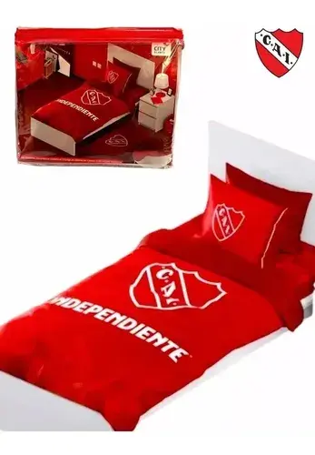 Juego De Sabana De Futbol Independiente Twin Size Licencia Independiente 2