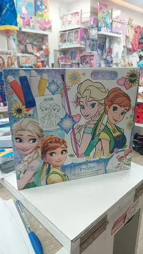 Mi Bolsita Colorida Pintando Sobre Tela Frozen Kreker 3