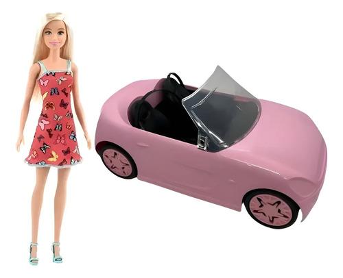 Combo Auto Fashion De Barbie + Muñeca 30 Cm Original Mattel 2