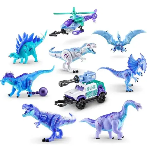 Mini Brands Surprise Muñeco Dino Strike 5 Sorpresas Zuru Dinosaurios 6