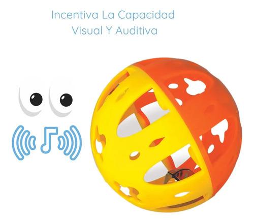 Pelota Sonajero Esfera Con Cascabel Juguete Primera Infancia Agua Esfera 2