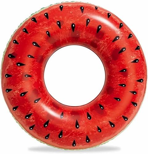 Salvavidas Flotador Inflable Sandia Anana Pileta Agua Verano