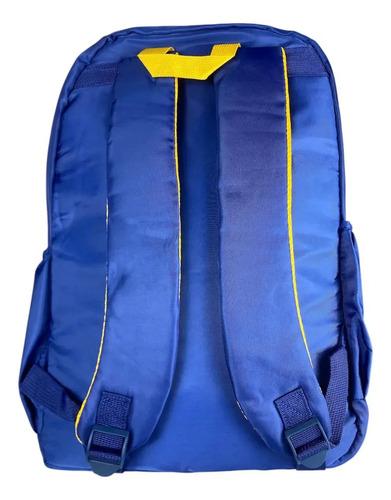 Super Kit Escolar Boca Junior Mochila + Carpeta + Cartuchera 13