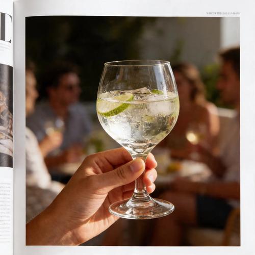 Pack X6 Copas Gallant Vino Nadir Vidrio Elegante 270ml Vidrio 3