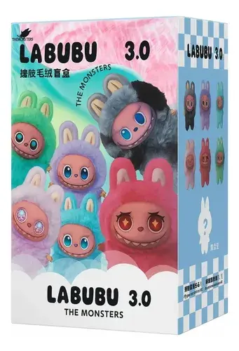 Labubu Oso Peluche Sorpresa 15 Cm Llavero Version 3.0 Índigo Sorpresa 9