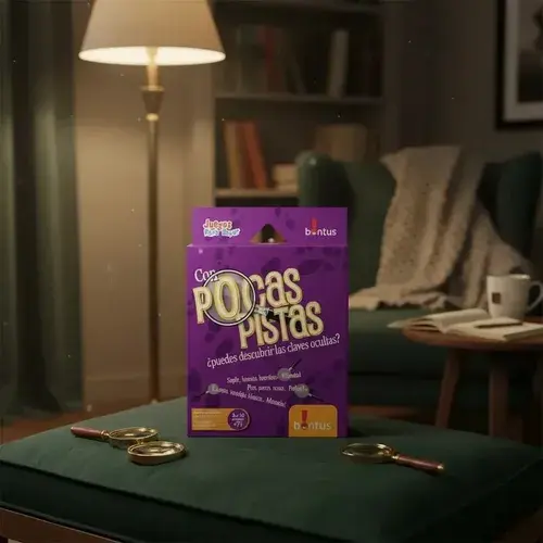 Juego De Mesa Pocas Pistas Bontus Cartas 3 A 10 Jugadores 6