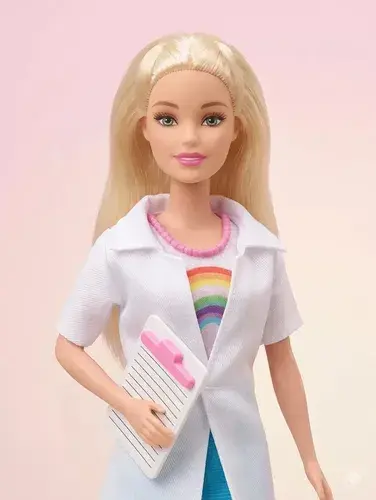 Muñeca Tiny Fantasy Doctora Articulada Coleccionable Con Accesorios Medicos Estetoscopio Jeringa Maletin De Juguete Regalo Infantil Niñas Juego De Rol Profesiones Super Cute Bebotes Silicona 7
