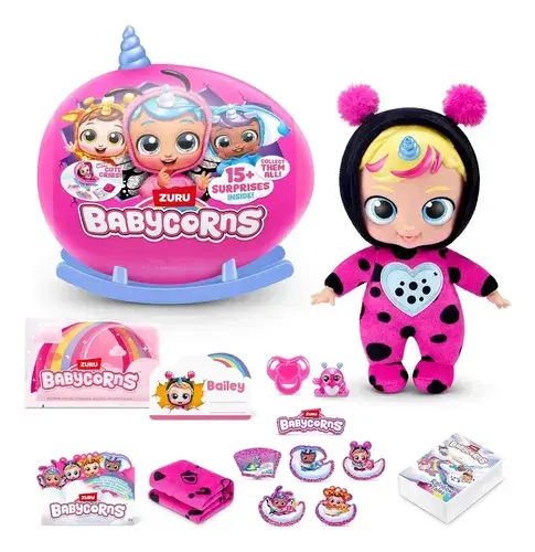 Babycorns Bebe Con 15 Sorpresas Cuna Mecedora Bebote + Acces