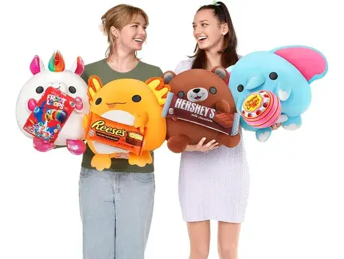 Peluche Snackles Suave Adorable Zuru 35 Cm Animales Cn Snack Lottie 4