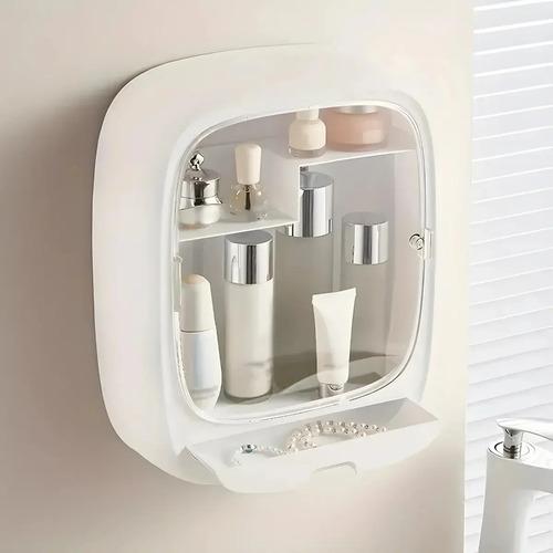 Organizador De Cosméticos Colgante Pared Baño Estantes Cajon 11